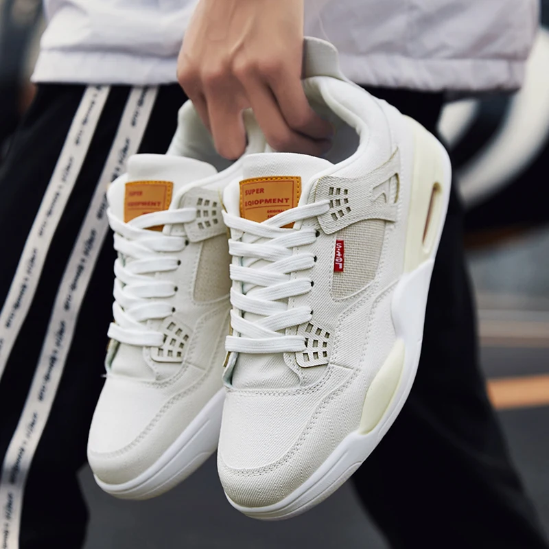 Мужская баскетбольная обувь с низким верхом спортивная воздушной подушкой