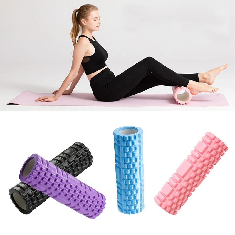 

EVA Yoga Column Foam Roller Pilates Yoga Exercise Back Muscle Massage Relax Roller Portable Gym At Home Fitness Equipment