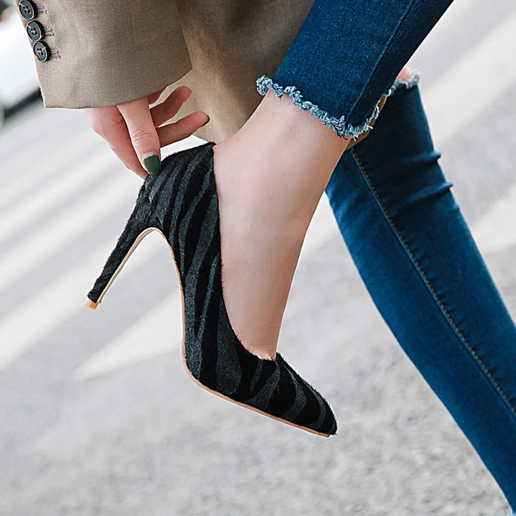 2019 г. пикантные женские туфли-лодочки модные вечерние на высоком каблуке Женская