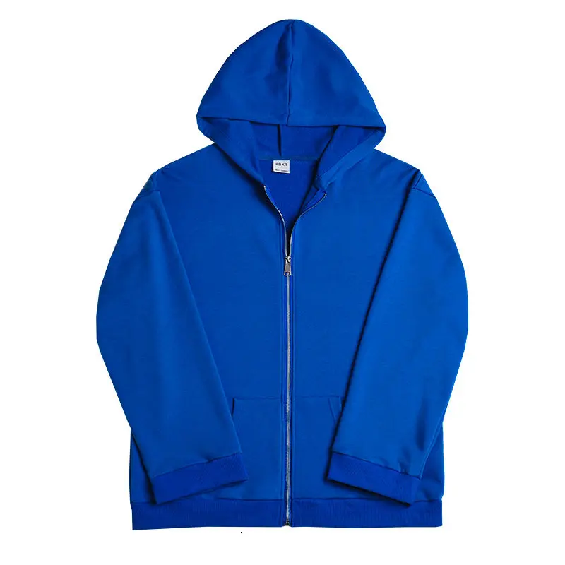 

Men's sweatshirts 2021 spring and autumn new slim solid color couple cardigan hoodies casual young men's men and women