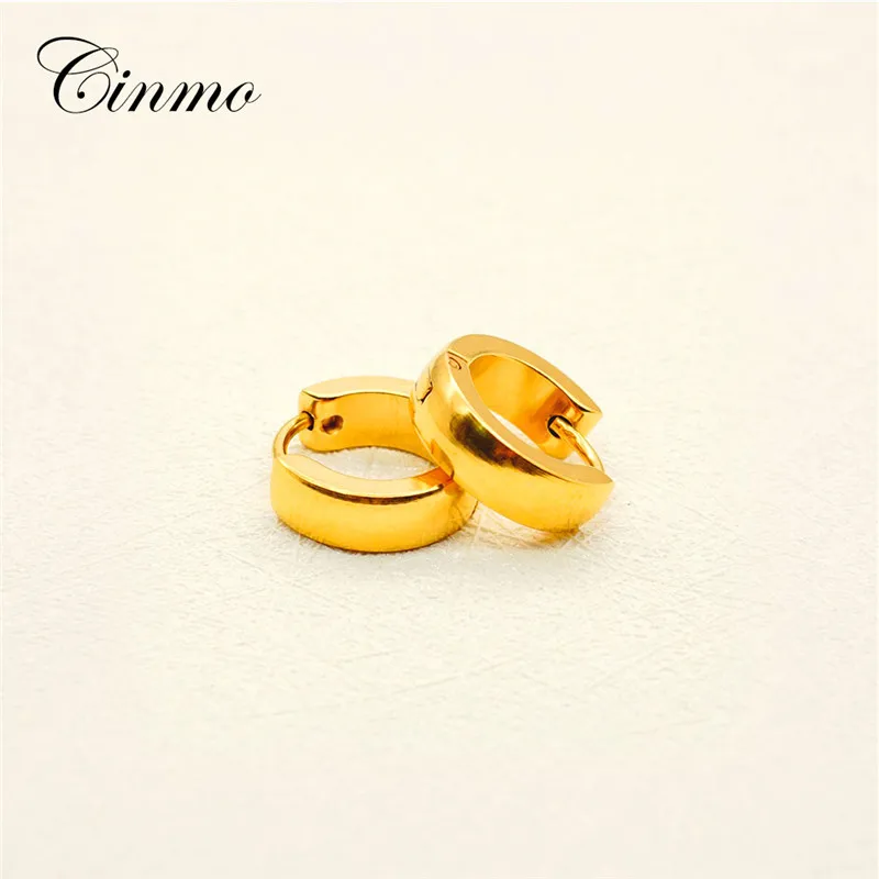 Cinmo Пирсинг из нержавеющей стали серьги в стиле панк милые маленькие изогнутые