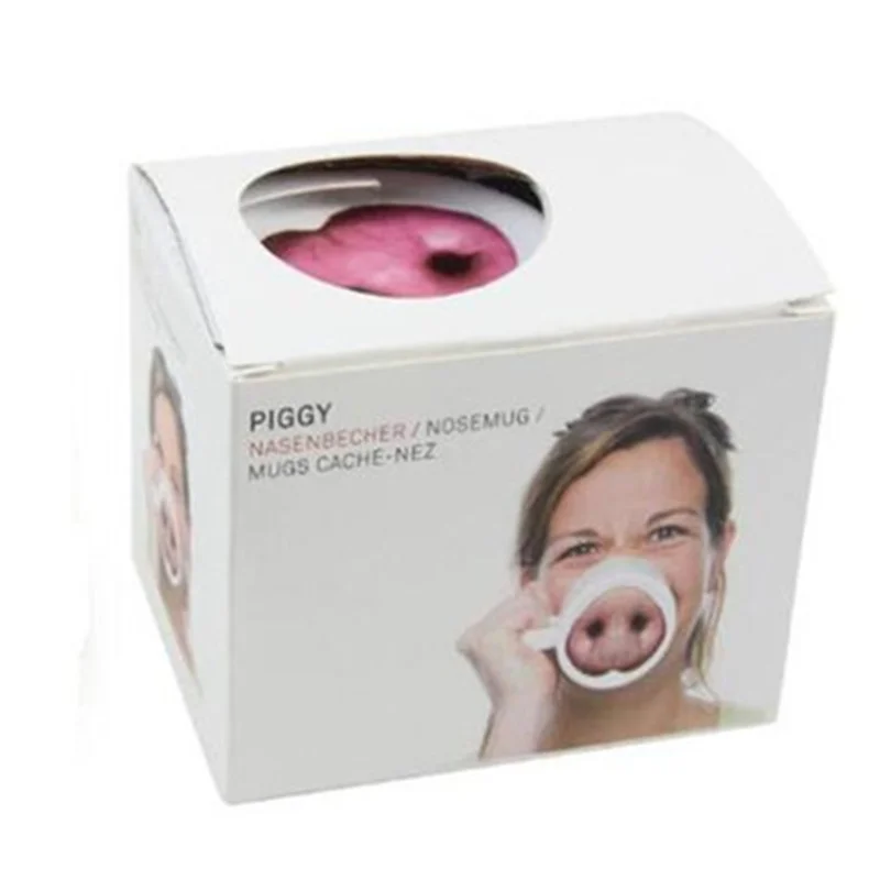 

Pig Nose Ceramic Cup Spoof Water Cup Dog Nose Mug Pig Dog Cup Funny Cup April Fools' Day Birthday Present