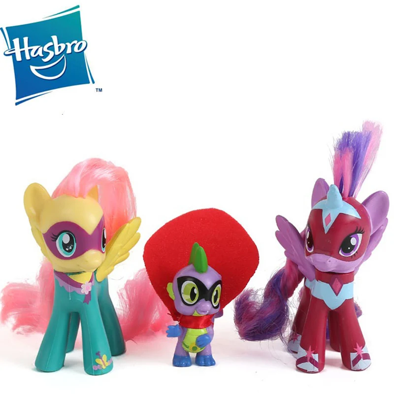 

Оригинальный Hasbro My Little Pony Дружба Магия флюттерши Сумерки блестящие спайки сила пони коллекционные модели куклы детские игрушки