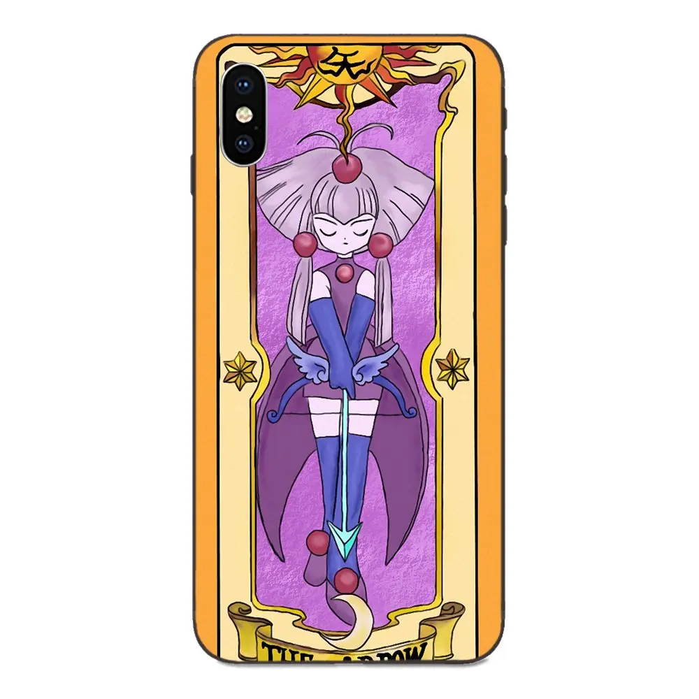 Клоу карты Cardcaptor Sakura для Galaxy A8 A9 звезды Примечание 4 8 9 10 S3 S4 S5 S6 S7 S8 S9 S10 Edge Lite Plus Pro