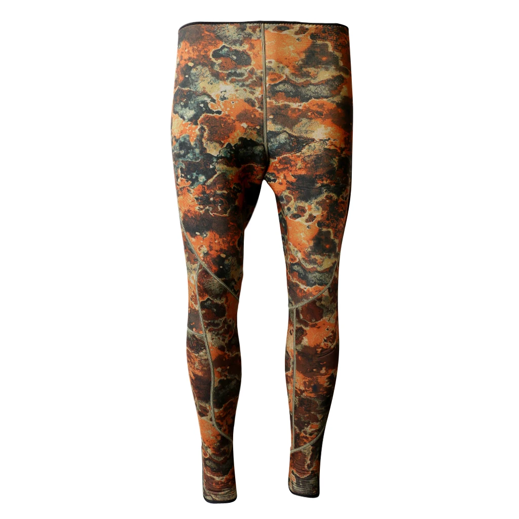

Camouflage Super Stretch Neoprene Scuba Diving Wetsuit Long Pants Surfing Snorkeling Spearfishing Kayak Sailing Trousers M-XXL