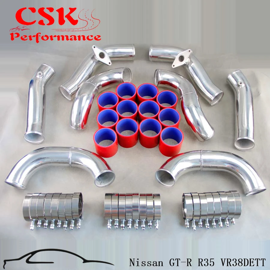 Комплект прочных впускных труб INTERCOOLER Подходит для Nissan GT R R35 VR38DETT VR38