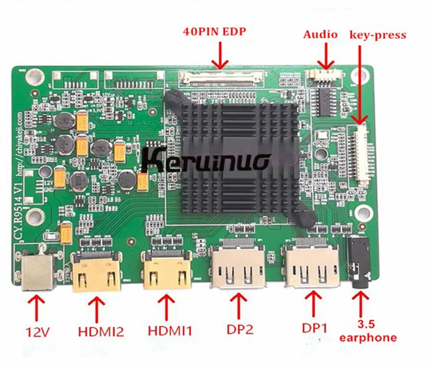 144 Гц FHD Мини DP драйвер плата контроллера для DIY портативный монитор подходит