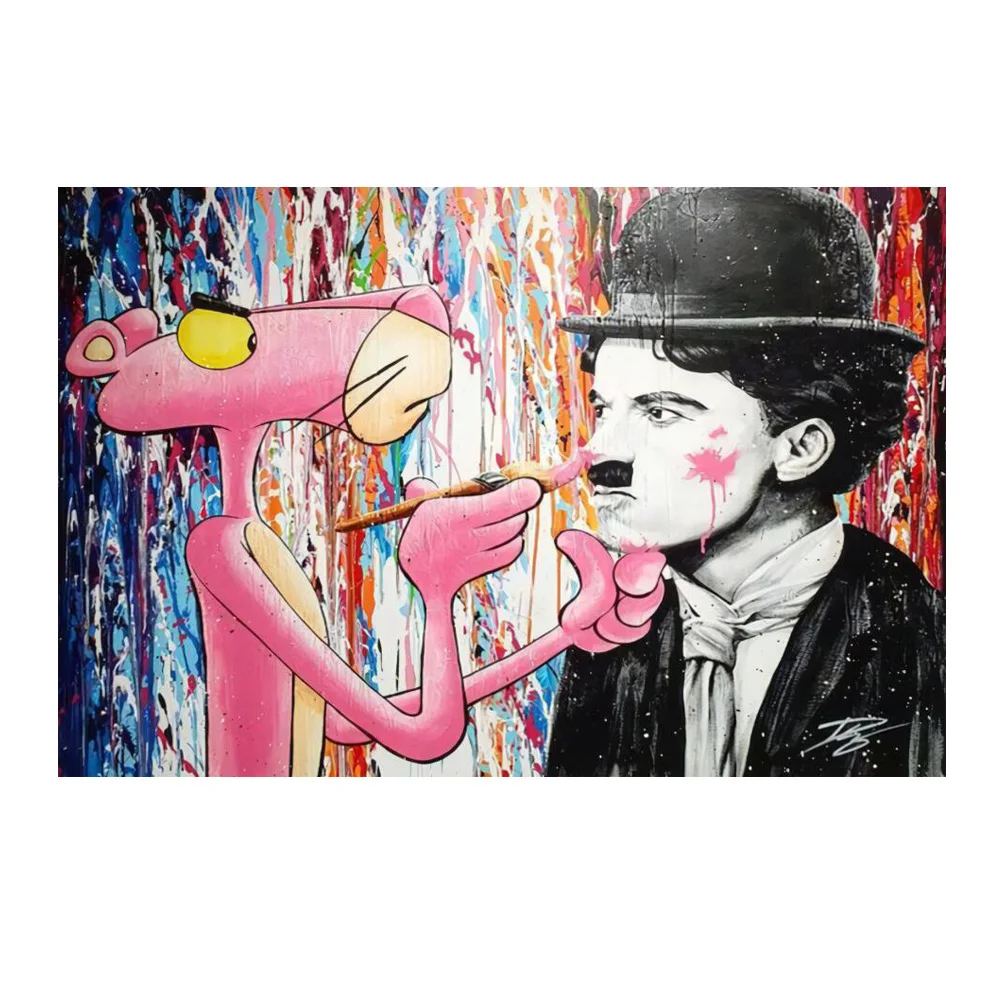 Картина с изображением розовой Пантеры 5D сделай сам | Дом и сад