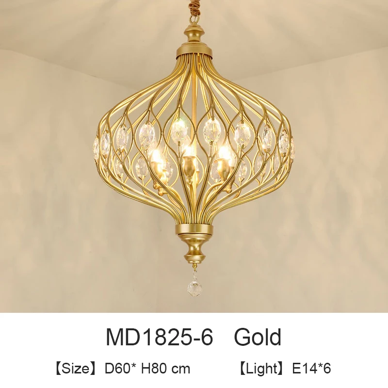 6lights-g Скандинавский Хрустальный подвесной светильник s Черный Обеденный Настольный светильник подвесной светильник для кухни гостиной спальни коридора светодиодная промышленная лампа - Цвет корпуса: 6lights-g