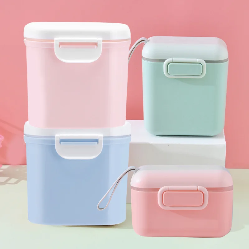 

Maternal And Child Supplie Baby Milk Powder Box Out Large-capacity Milk Powder Storage Box Baby Portable Milk Powder Compartment