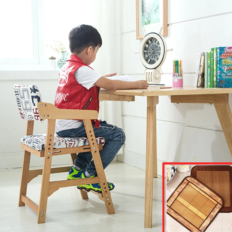 Детский стул из бука подтяжка сидений для студентов регулируемая спинка