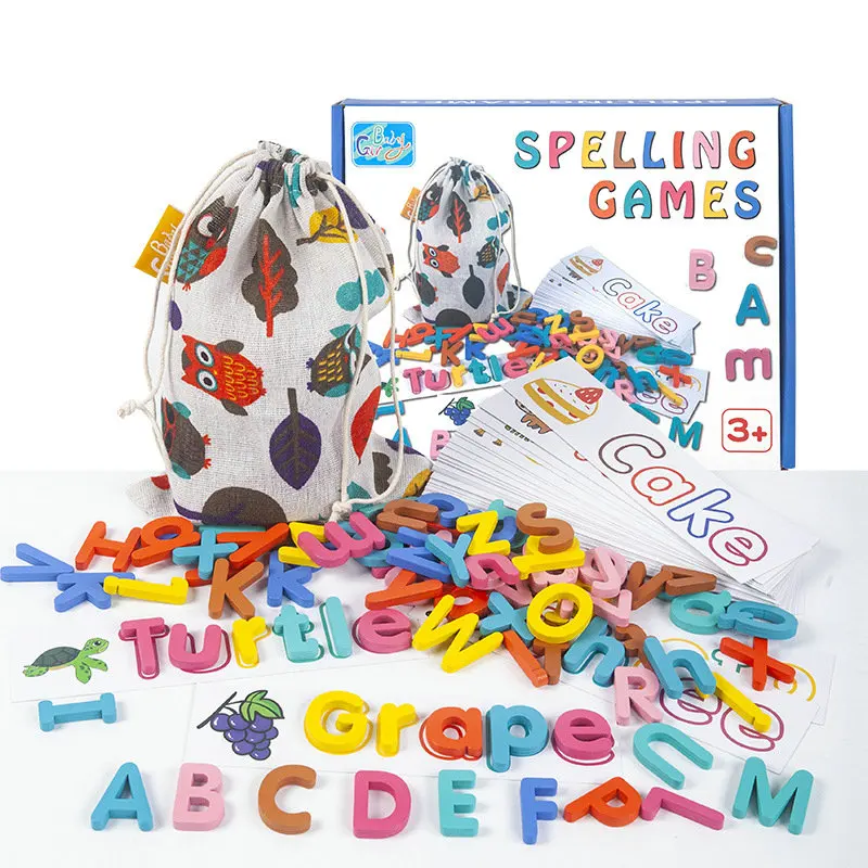 

Игра с буквами английского алфавита для детей 3-6 лет, 40 карт