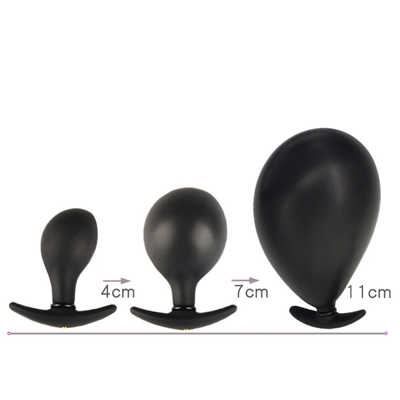 Wetips силиконовые клизма расширитель надувные Анальная пробка большого