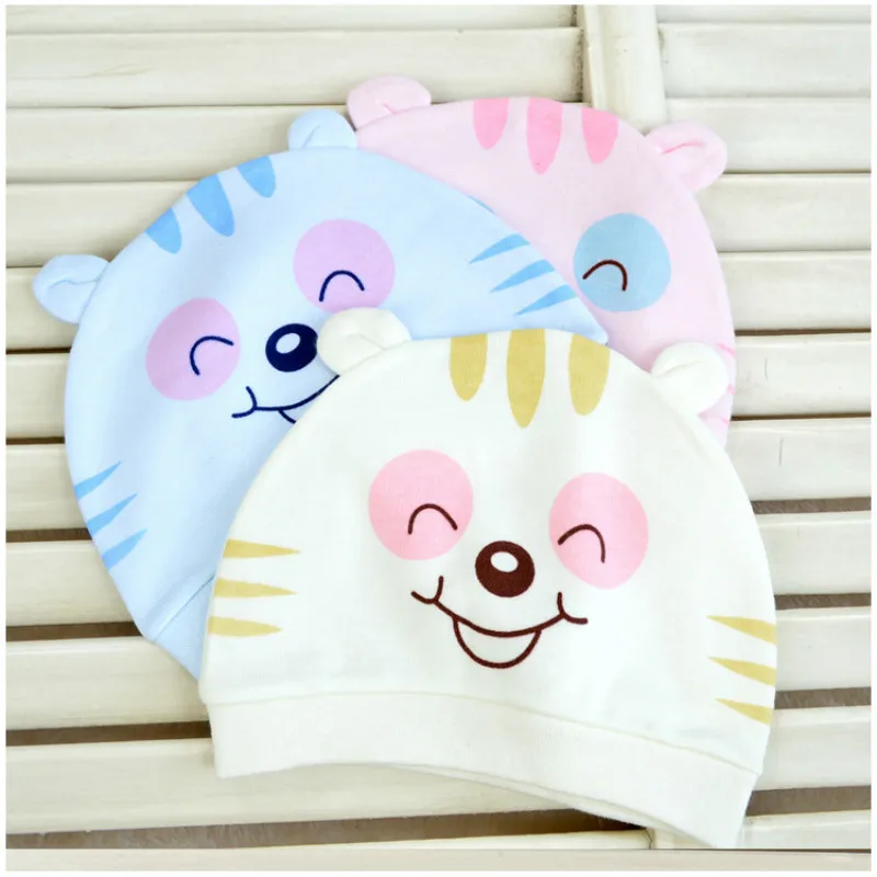 Детская вязаная шапочка теплая хлопковая детская шапка С Рисунком Тигра 2 шт./Лот