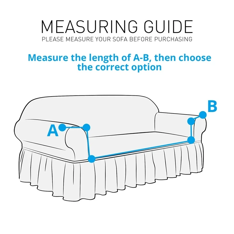 

New Plain Stripe Stretch Sofa Cover Seersucker Skirt Sofa Slipcovers for Living Room Elastic Armchair Couch Cover 1/2/3/4 Seater