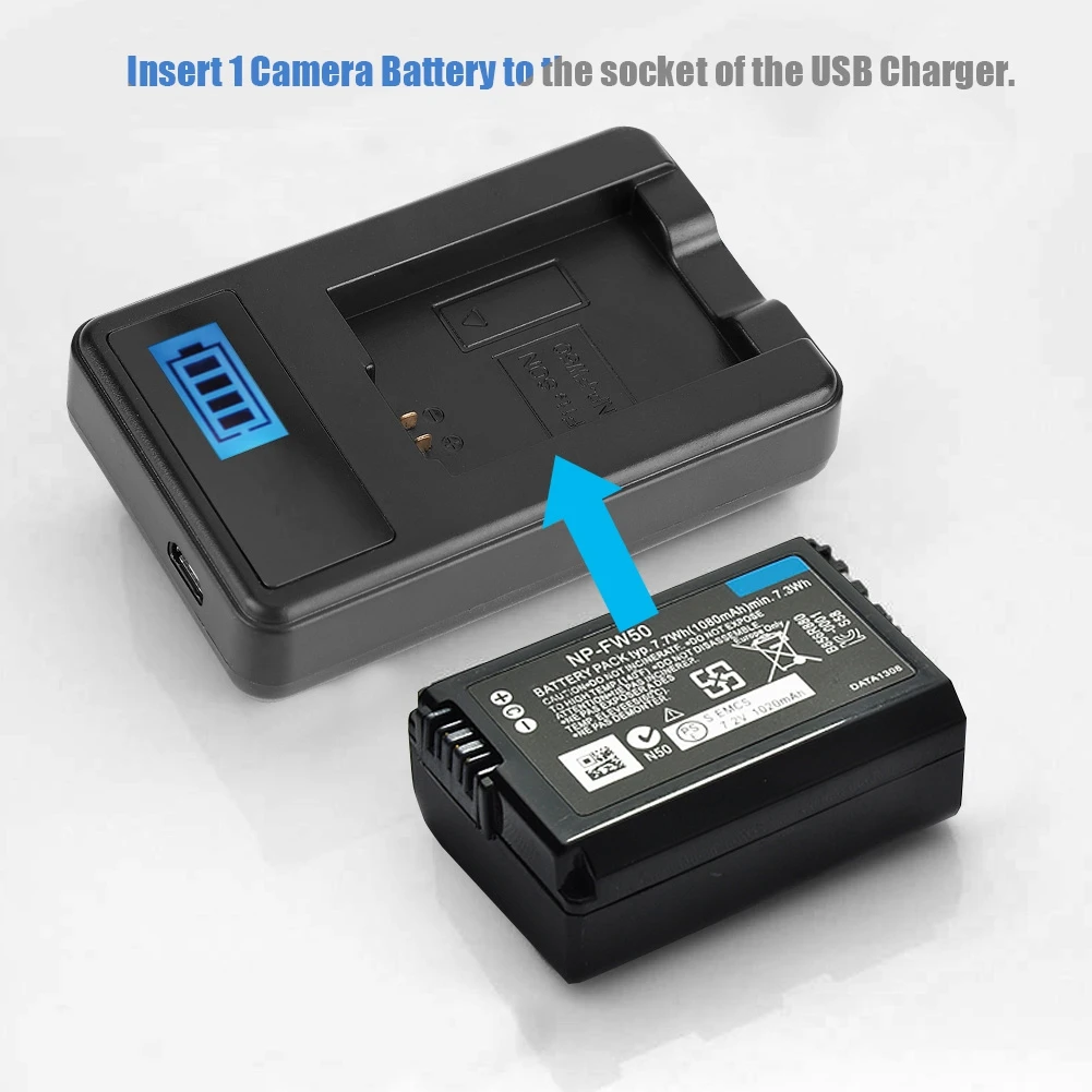 Зарядное устройство 8 4 В с цифровым ЖК дисплеем для Sony Alpha A6000 A6300 A6500 A7r A7|Зарядные