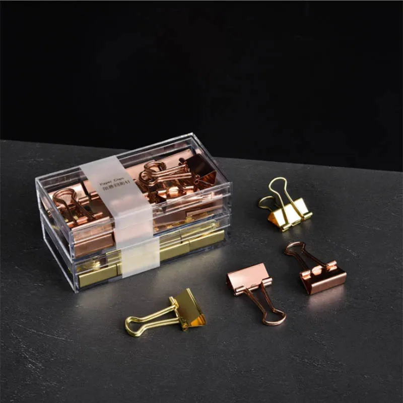 Папка с длинным хвостом 12 шт./компл. зажимы для заток Офисные аксессуары