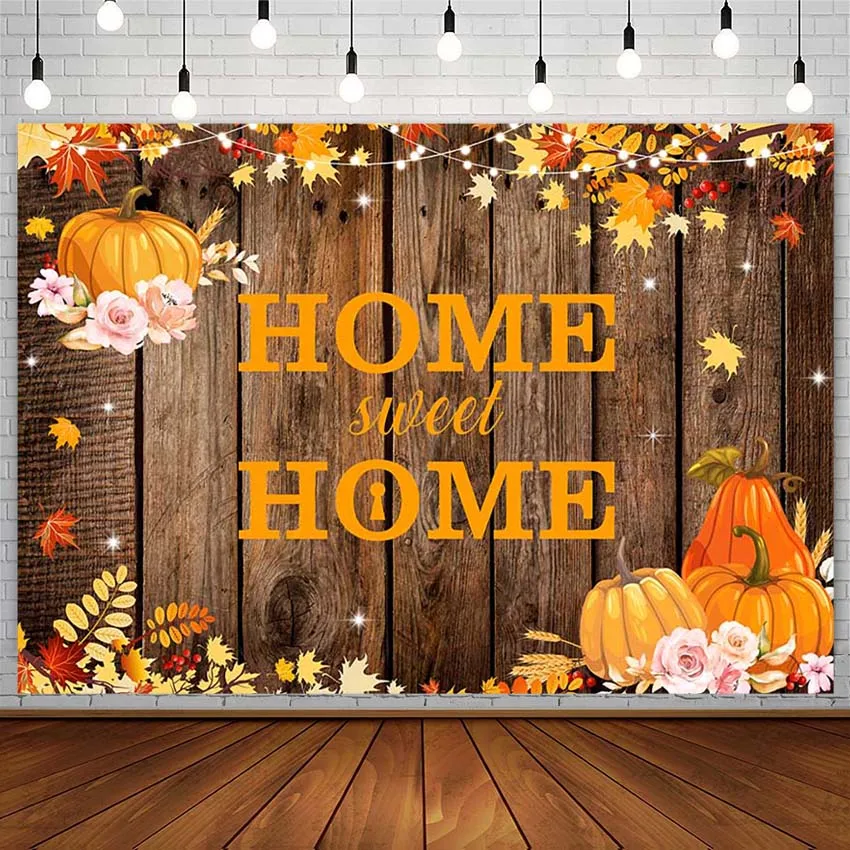 

Фон для вечерние с подсветильник Тыква кленовые листья дерево фотография Фон Фотостудия фотозона Декор реквизит