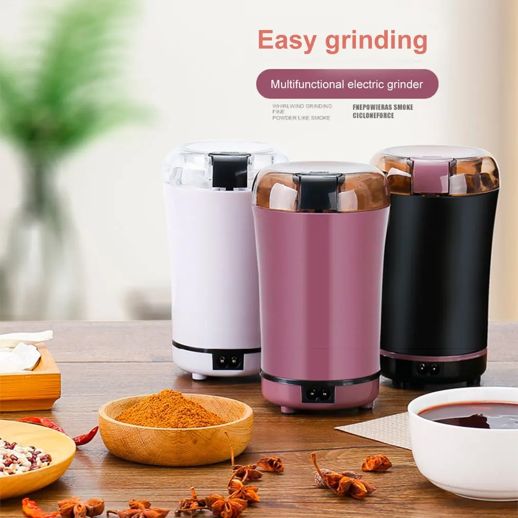 

400W Electric Coffee Grinder Mini Kitchen Salt Pepper Grinder Powerful Beans Spices Nut Seed Coffee Bean Grind Molinillo Cafe