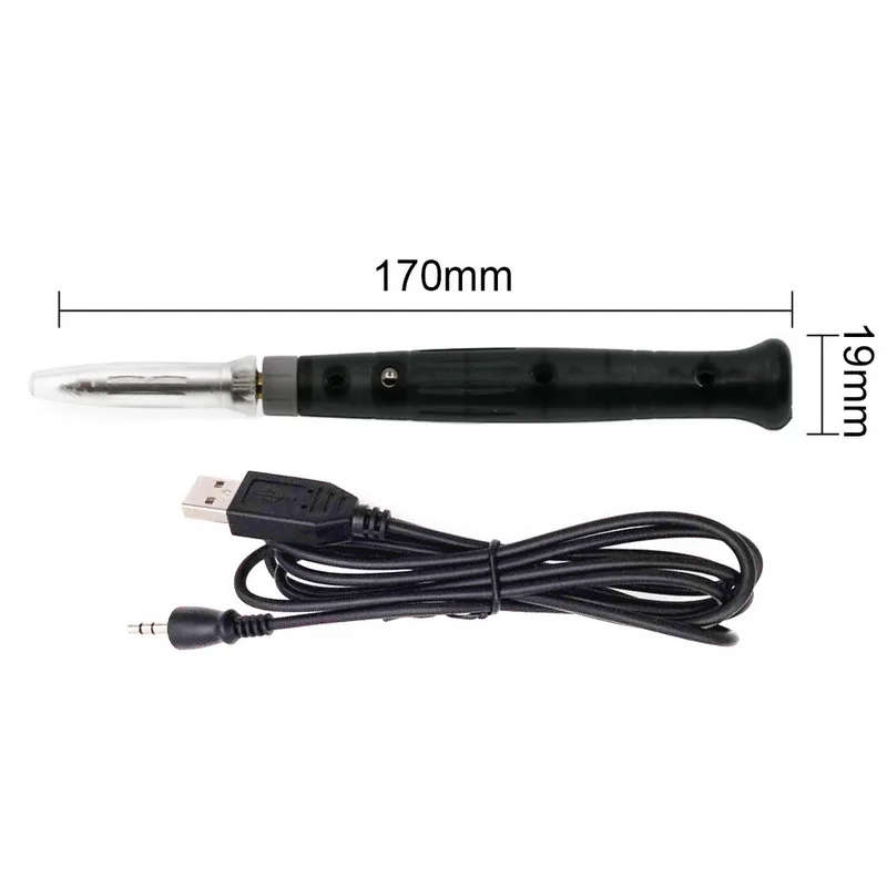 Карманный USB заряжаемый паяльник с подставкой Портативный ручка 5 в 8 Вт