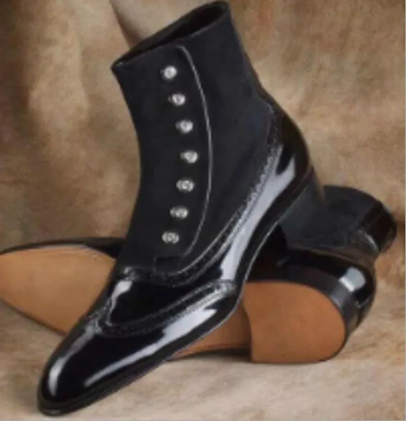 Men ankle boots slip on shoes male man matin shoe men's vintage PU leather gladiator booties sapato feminino chaussure M0390 | Обувь