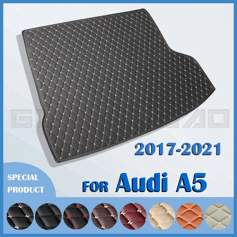 

Car trunk mat for Audi A5 sedan two doors 2017 2018 2019 2020 2021 cargo liner carpet interior accessories cover