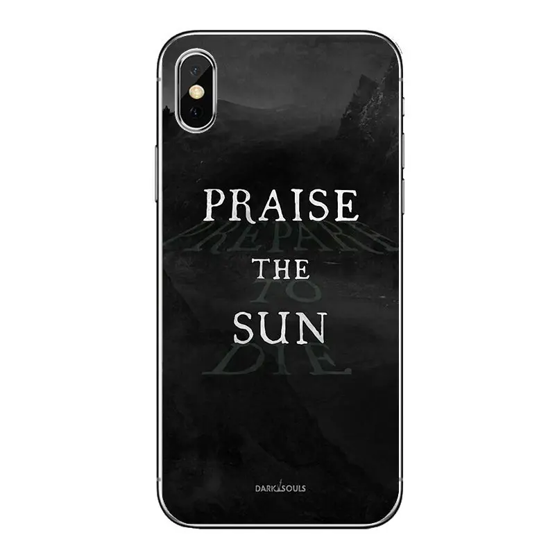 Transparent Soft Cases Covers Praise the Sun Dark Souls For Xiaomi Mi A1 A2 5X 6X 8 lite SE Pro Max Mix 2 2S 3 Mi5 Mi5S |