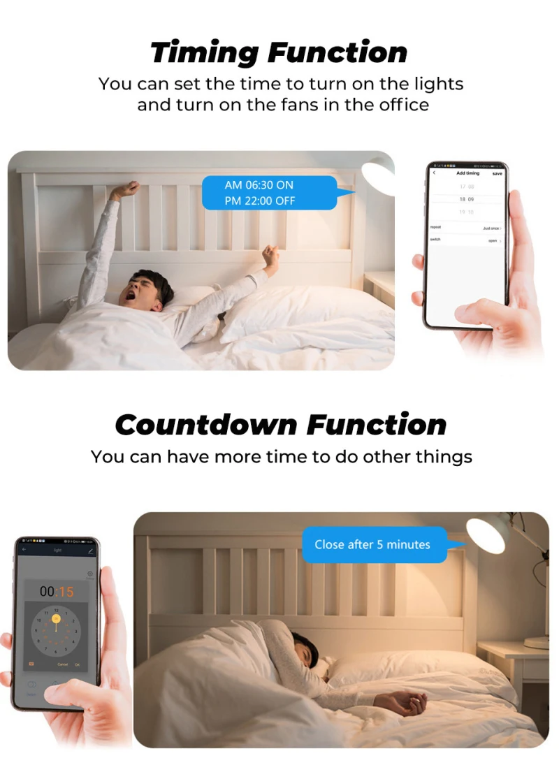 16A Tuya Wi Fi мини DIY умный переключатель светодиодный светильник приложение Smart Life