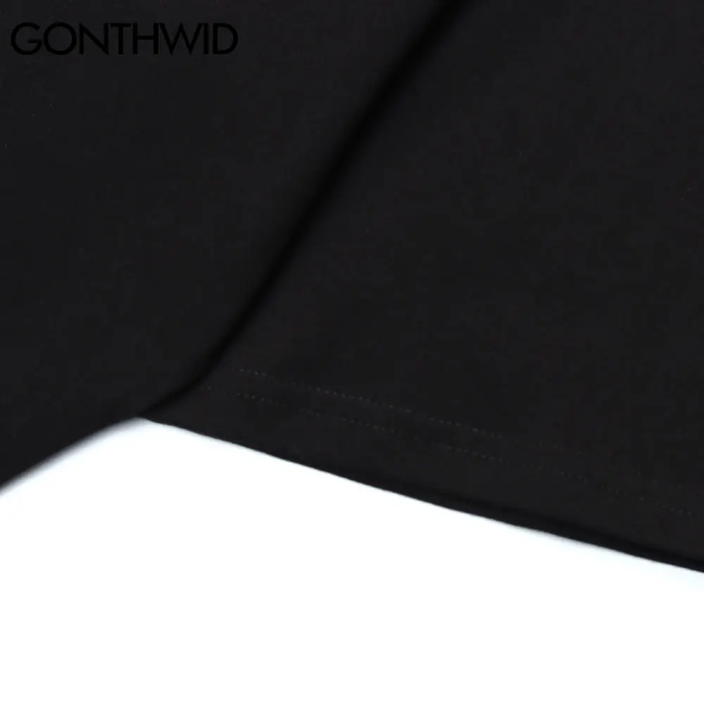 

GONTHWID Harajuku T-Shirts Casual Candy Bear Print Cotton Tees Shirts Hip Hop Short Sleeve Streetwear Tshirts Men Summer Tops