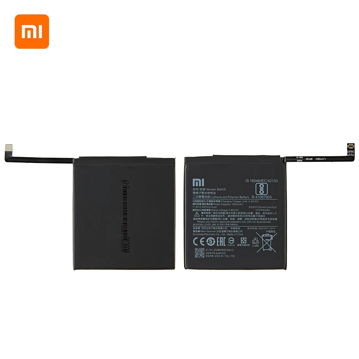 

Xiao mi 100% Orginal BM3D 3020mAh Battery For Xiaomi Mi 8 SE Mi8 SE Mi8SE BM3D High Quality Phone Replacement Batteries +Tools