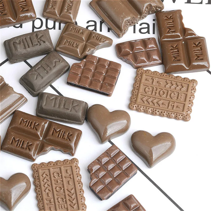 Твердая обложка имитация шоколада крем из смолы еда игровые аксессуары набор