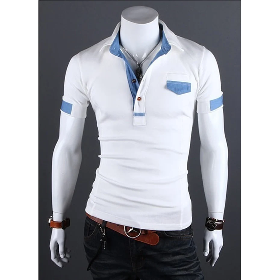 zogaa new 2021 hot sale men polo shirt brands male short sleeve casual slim solid color deer embroidery polo shirt free global shipping