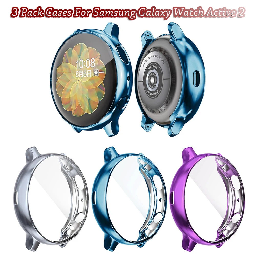 Мягкий высококачественный чехол для часов из ТПУ Samsung Galaxy Watch Active 2 40 мм 44