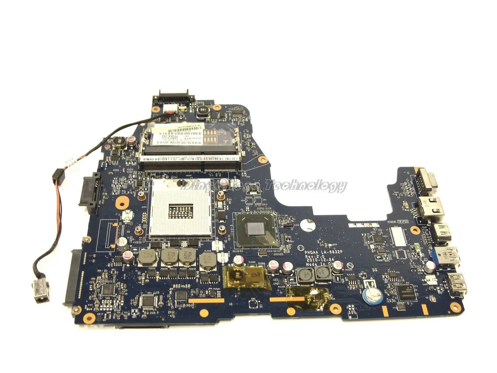 

Laptop Motherboard For Toshiba Satellite P750 P755 A665 A660 PHQAA LA-6832P K000121690 HM65 Mainboard
