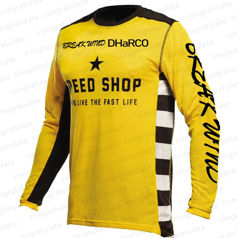 

Maillot Hombre DH BMX MX Downhill Jersey Off Road Mountain Cycling Jersey Spexcel DHARCO 2021 Enduro Motocross Jersey MTB Jersey