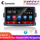 Автомагнитола Camecho 2din на Android 8,1, мультимедийный плеер с радио и GPS, 9 дюймов, автомагазин для Renault Sandero Logan II Dacia Duster Dokker