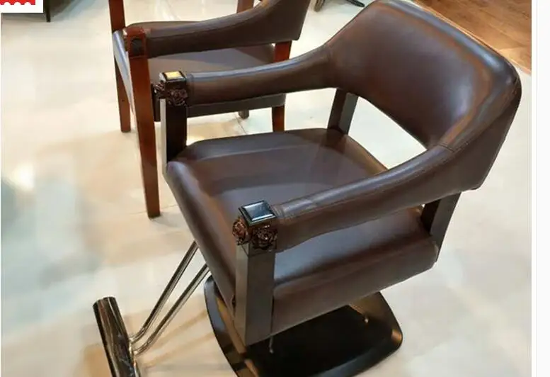 

Factory direct hair salon barber shop special swivel styling chair Hairdressing retro metal industrial wind hair chair