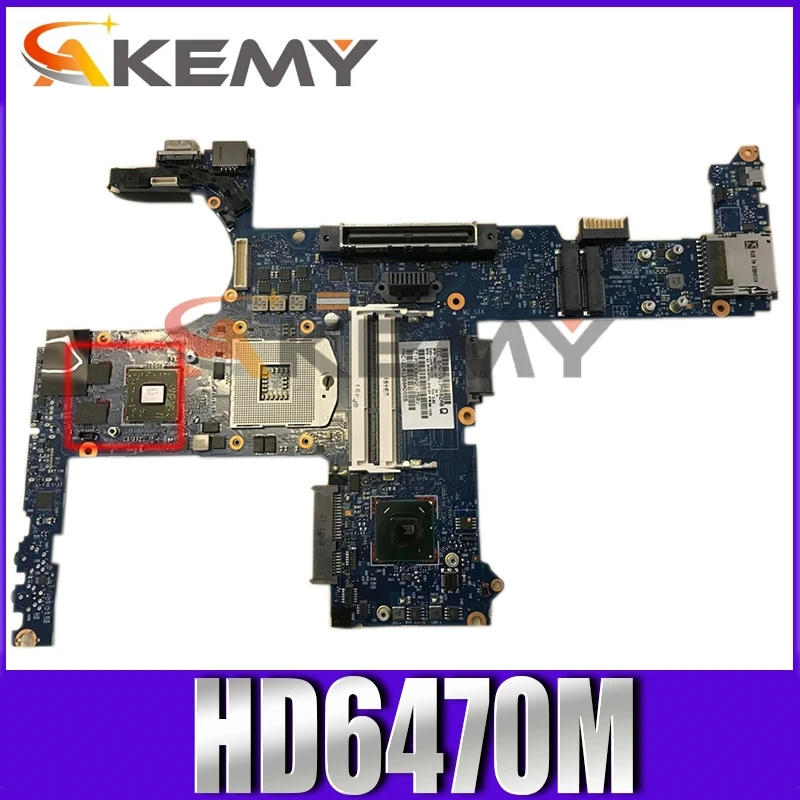 

AKemy Laptop motherboard For HP EliteBook 6460B 8460P Mainboard 642754-001 642754-501 6050A2398501 SLJ4M HD6470M