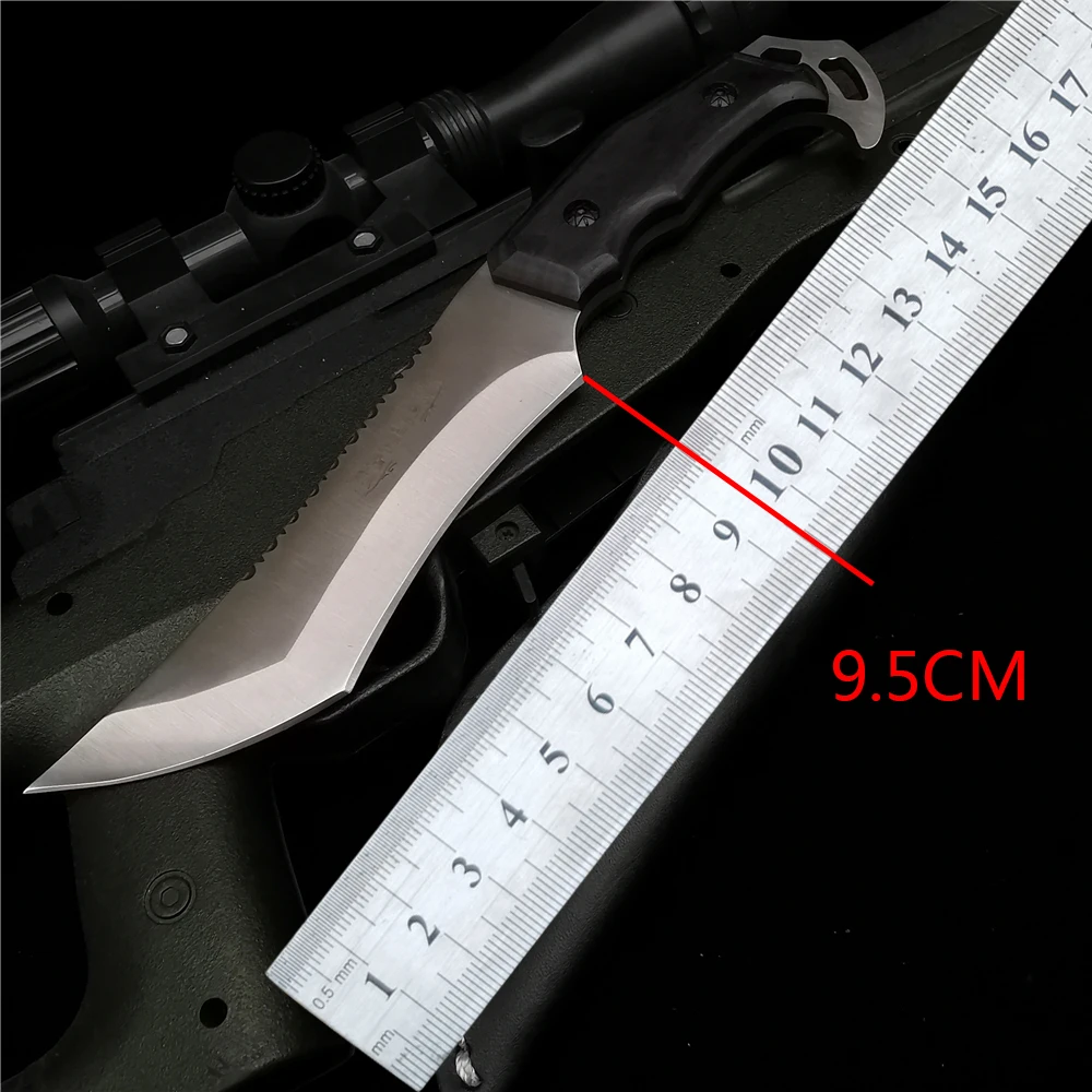 

Outdoor Tactical Hunting Knife, Multi-function Straight Knife, High Hardness, Sharp and Durable, Camping Survival Tool