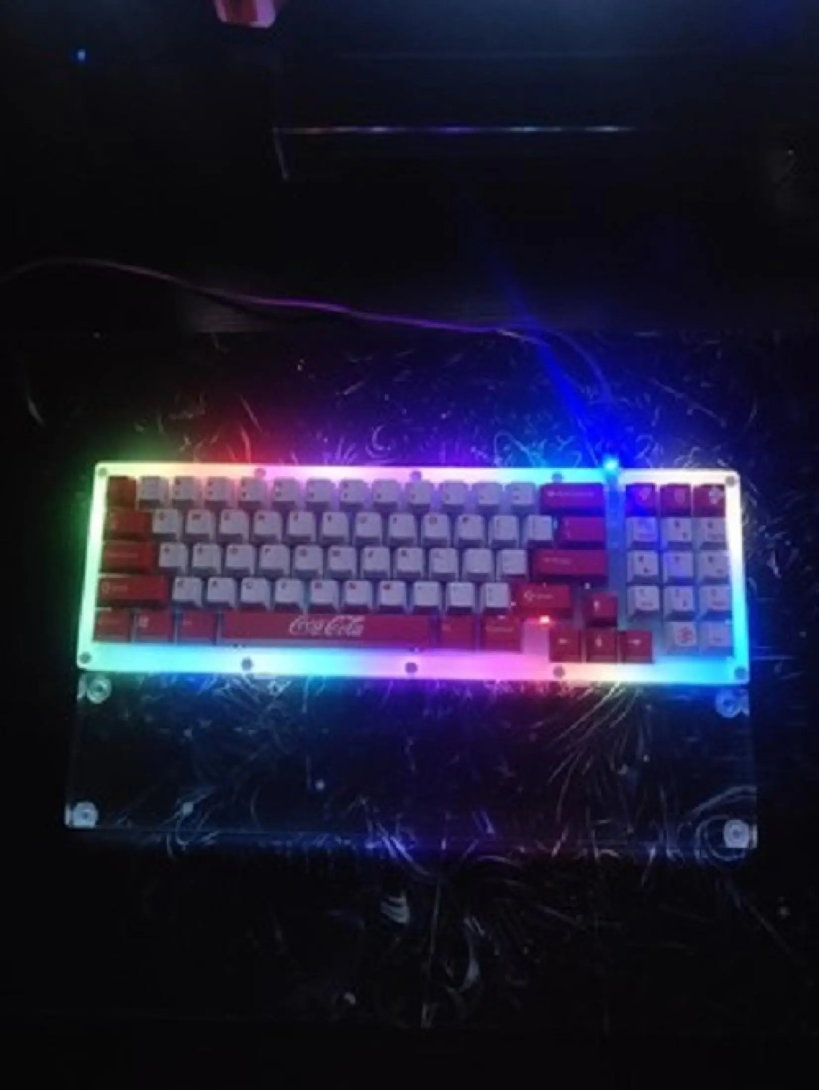 Goobcable 980mini Layout Acrylic Case Soldering Hot Swap Keyboard Kit | Компьютеры и офис
