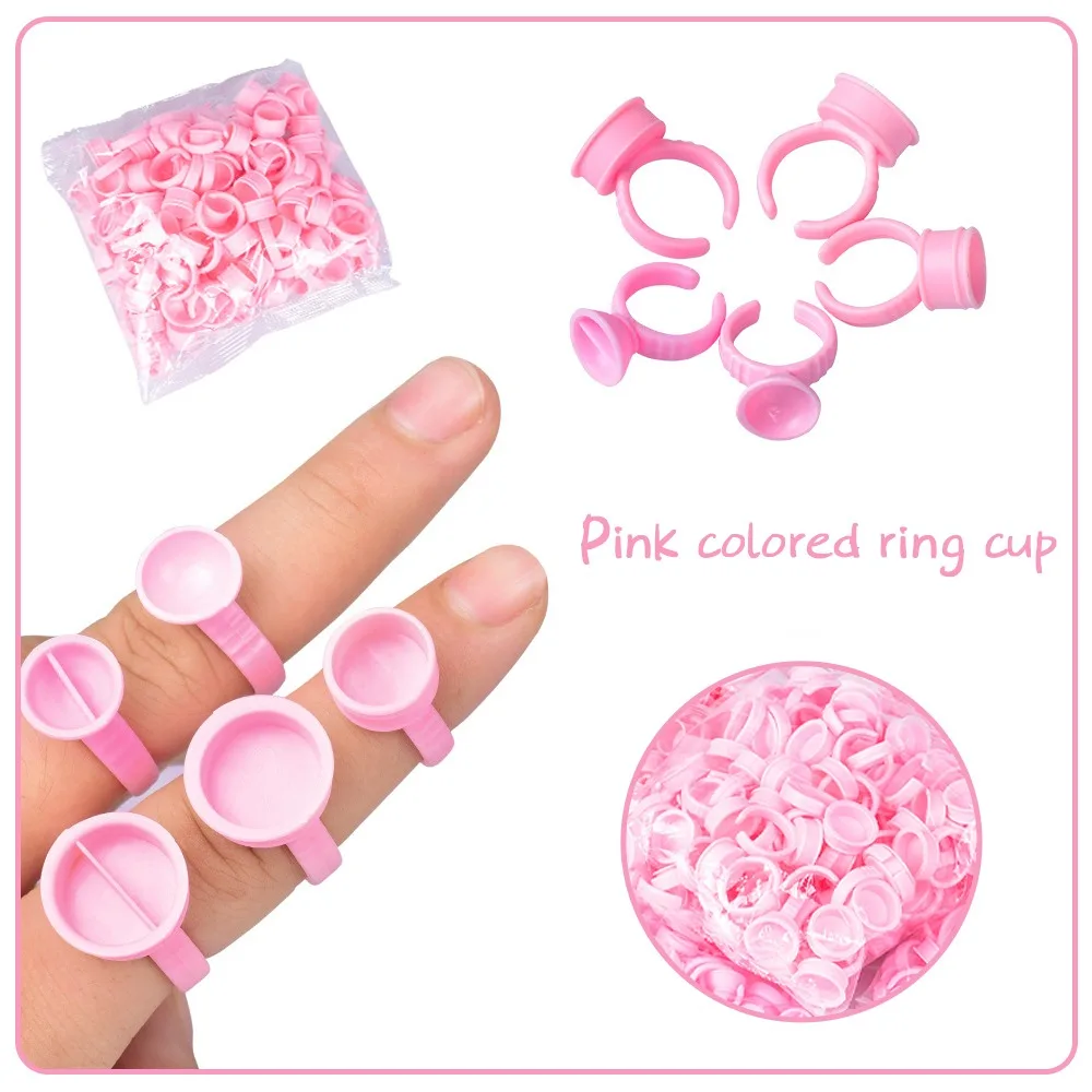 Одноразовые колпачки для чернил татуировок 100 шт. микроблейдинг Перманентная