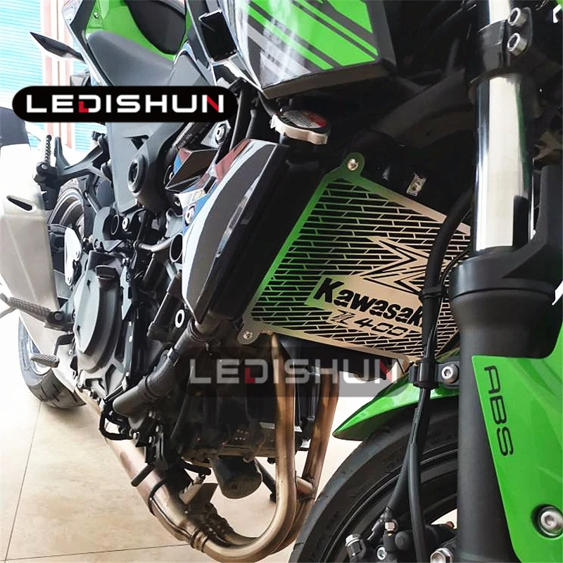 Для Kawasaki Z400 Z400 18 19 аксессуары для мотоциклов решетка радиатора крышка защита из нержавеющей стали протетор