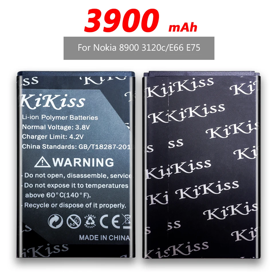 3900 мА/ч BL 4U литий ионный аккумулятор телефона Батарея для Nokia 3120c 5250 206 515 5330 5530XM 5330XM