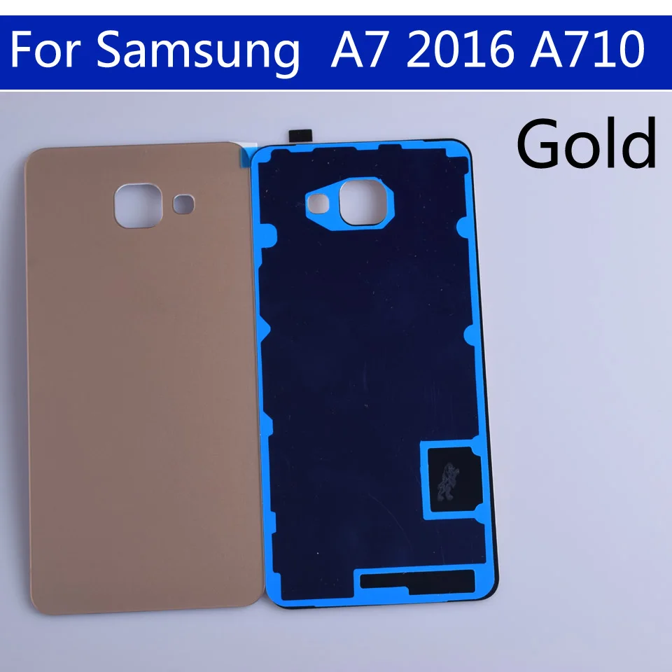 10 шт./партия сменная Крышка батарейного отсека для корпуса Samsung Galaxy A7 2016 A710 A710F A7100 |