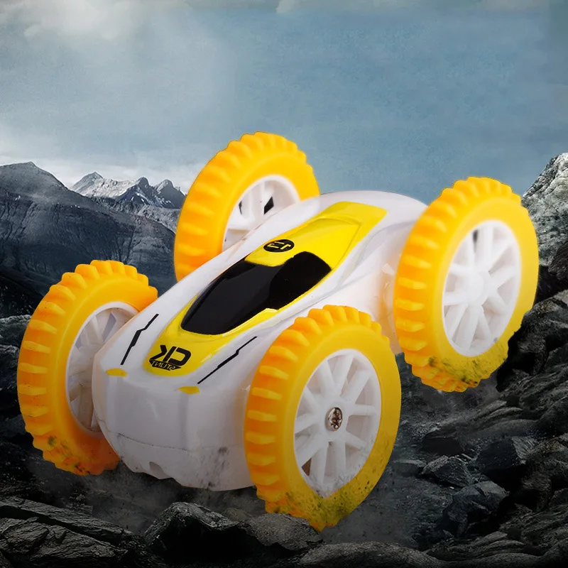 

Радиоуправляемая гусеничная машина 2,4G 4WD радиоуправляемая внедорожная двухсторонняя трюковая машина мини-размер Дрифт Багги радиоуправляемая игрушка для кошек перезаряжаемая машина