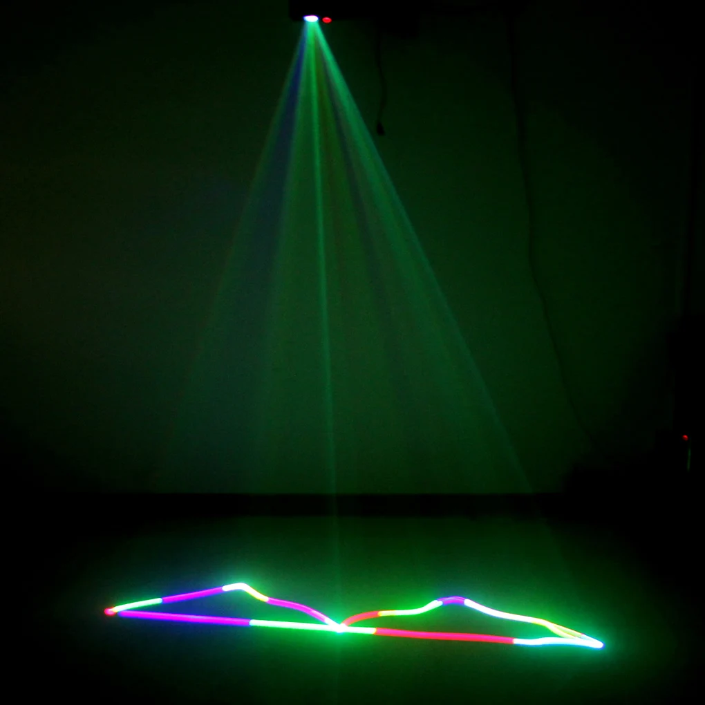 AUCD ИК пульт дистанционного DMX 512 мини 400 МВт RGB Полноцветный лазерный сценический сканер освещения DJ Танцевальная вечеринка шоу проектор огни DM-RGB400