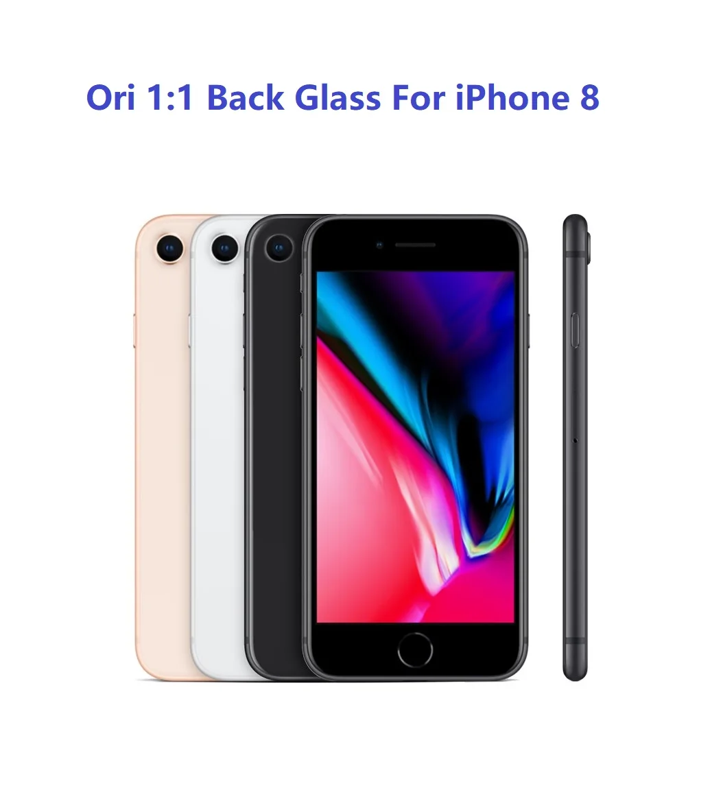 

Новое оригинальное AAA ++ Высокое качество большое отверстие заднее стекло для iPhone 8 8G заднее стекло сломанные запасные части