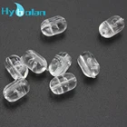 Прозрачные бусины для рыболовного Креста 3*5 100*6 5*8, пластиковые прозрачные бусины, двойные бусины для перламутрового сверла, аксессуары для ловли карпа, 4,7 шт.