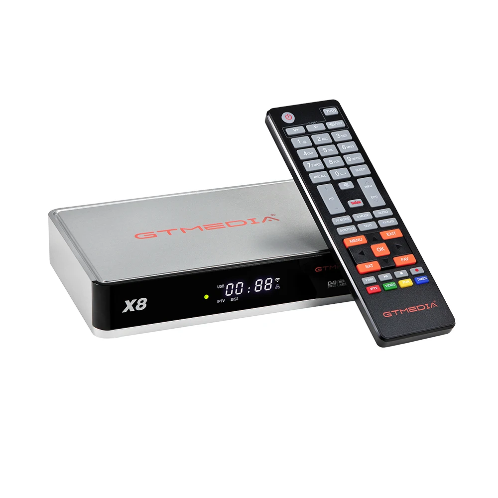 Горячая Распродажа GTmedia X8 спутниковйы ТВ приемник DVB S/S2/S2X Булти в 2 4G Wi Fi веб