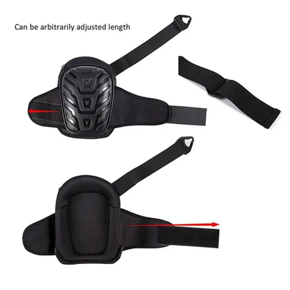 

Work Knee Pads With Gel-filled Adjustable Belt High-quality Labor-protection Knee Pads PVC Silicone Material